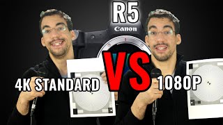 R5 - Is 4K standard no better than 1080P on this CAMERA?!  Hmm...let's test.