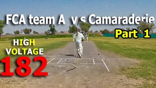 PRO vs NOOB 😅| T20 GOPRO POV | CRICKET HIGHLIGHTS | HIGH SCORING GAME |FUTURE ACADEMY vs CAMARADERIE