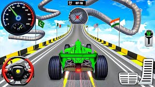 Real Sports Formula Racing Car Game: Best Impossible Mega Ramp GT Car 3D! Android Gameplay