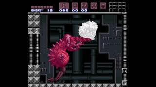 Destroying Mother Brain with the Murder Beam Glitch【Super Metroid】