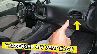 How to Remove Replace Right Passenger Dash Air Vent Dodge Challenger