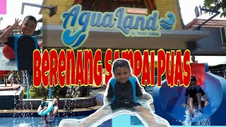 Weekend SERU..||  Akang Fakhri Berenang di Aqualand Serang