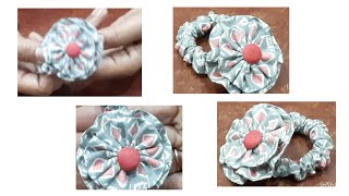 Scrunchies Making Idea . How to make Scrunchies Sewing Tutorial. DIY Scrunchies.