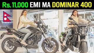 BAJAJ bike aba kati parcha? Dominar 400 Price in Nepal 2024, Exhaust Sound🔥