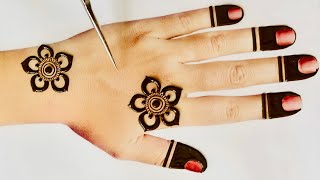 Stylish Easy Mehandi design Back hand Mehndi design|Simple Mehandi ka design|Mehndi design| Mehandi