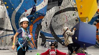 Climbing to New Heights: Our First Time Indoor Rock Climbing Experience!