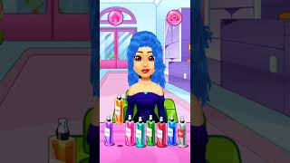 Hair Salon ~ Gorgeous Makeover of Hair | #girl Spa Salon #shorts #hairstyle #trending #funnyvideo