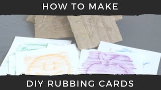 How to Make Homemade Crayon Rubbing Cards for Kids