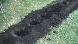 Trenching with a post-hole digger? Seriously? It works - zeketheantiquefreak