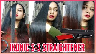 IKONIC S3 STRAIGHTENER REVIEW! AMAZING PRODUCT! Demo on Natural Hair!