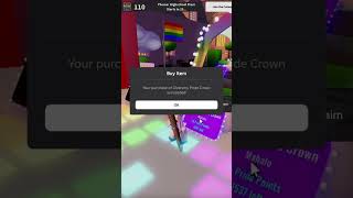 FREE LIMITED UGC: How to get the Givenchy Pride Crown in Givenchy Beauty House #roblox #robloxshorts