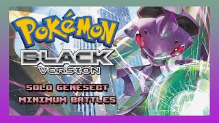 Can You Beat Pokémon Black/White With Just A Genesect and Minimum Battles?