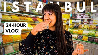 24-HOUR ISTANBUL FOOD TOUR & TRAVEL VLOG