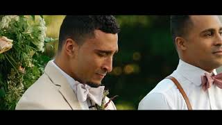 Groom emotional reaction Deering Estate Miami