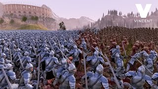 25.000 Gondor Captains vs 20.000 Easterling Infantrys- Ultimate Epic Battle Simulator 2- UEBS 2