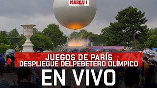 Juegos de París I Despliegue del pebetero olímpico I EN VIVO