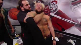 Rusev slams Enzo Amore through table