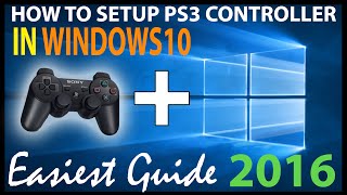 Easiest way to connect PS3 Controller to PC on Windows 10 ( DS3 / Sixaxis)