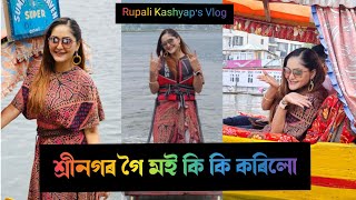 Shree Nagar গৈ মই কি কি কৰিলো  || Rupali Kashyap Vlog