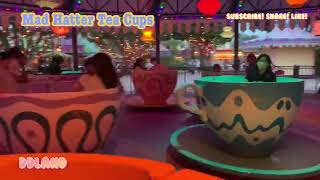 Mad Hatter Tea Cups 瘋帽子旋轉杯 Hong Kong Disneyland 4K 香港迪士尼樂園￼