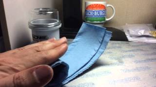 Foam Tire Cleaning Trick Using Paper Towel