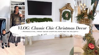 VLOG: Decorate with me| Affordable Christmas Decor| Target Decor Haul| TheCassanEdit