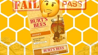 Burt's Bee's Lip Balm Review!