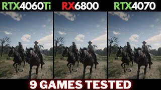 1440p | RTX 4060 Ti vs RX 6800 vs RTX 4070