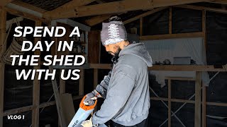 VLOG 1 - Spend A Day In The Shed With Us | Talking Business & Life Goals