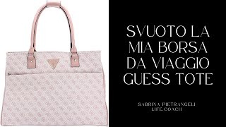 WHAT'S IN MY BAG - GUESS TOTE