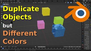 How to change the color & material of a duplicate object in Blender