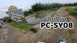 Selingan Test Drive Motor Listrik PC-SY 08 Punya Anak