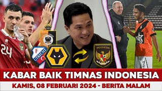 Kabar Baik Timnas Hari Ini 🔴 Kamis Malam 8 Februari 2024 🔴 Berita Timnas Hari Ini 🔴 Timnas Indonesia