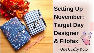 Setting Up November: Target Day Designer & Filofax