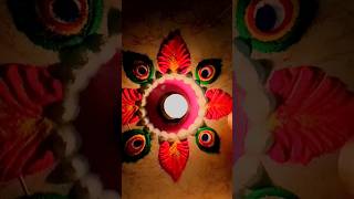 Simple and small diwali rangoli// Festival Rangoli design #youtubeshorts #viral #shortvideo#rangoli