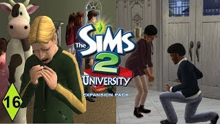 The Sims 2 Let's play One-by-one | Part 16 | University: Frat house