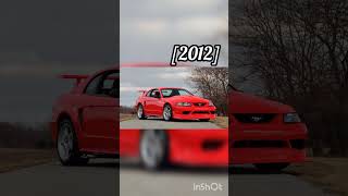 Mustang GT evolution #evolution ford #evolutionartrio #shorts