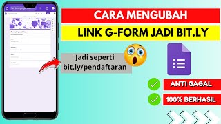 Cara Mengubah Link Google Form Menjadi Bit.ly