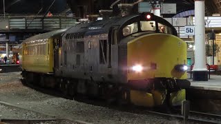 37612 & 37254 'Cardiff Canton' depart York with 1Q62 PLPR Test Train for Scarborough | 20/09/21