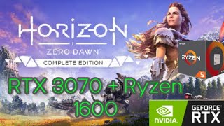 RTX 3070 + Ryzen 1600 Horizon Zero Dawn 4K, 1440p, 1080p