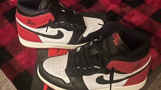 Jordan 1 High Retro OG (Black Toe Reimagined) #jordan1 #jordan