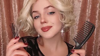 АСМР Прическа от Мэрилин Монро • ASMR Marilyn Monroe Does Your Hair