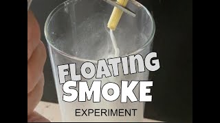 FLOATING SMOKE Experiment (baking soda & Vinegar chemical reaction)