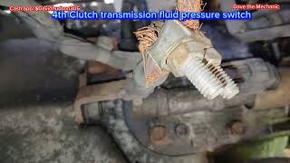 2003-2008 Honda pilot V6 4th Clutch transmission fluid pressure switch location and instructions