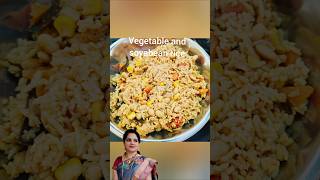 High protein rice| veg soyabean rice| ವೆಜ್ ಸೋಯಾಬೀನ್ ರೈಸ್ #youtubeshorts #trending #viralshorts