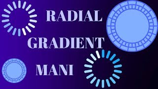 BLUE RADIAL GRADIENT