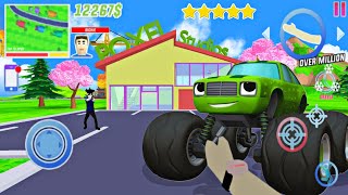 New Monster Car 🚜🔫| Dude Theft Wars 😲 | Dude fun 💥 #347