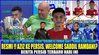 DIAM2 RESMI,AZIZ KE PERSIS SOLO WELCOME SADDIL⁉️KLOK TB2,MINUS 3 POIN,DITANDU KE RS,OPERASI HARI INI