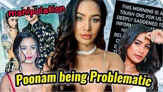 POONAM PANDEY BEING EXTREMELY PROBLEMATIC & MANIPULATIVE | FROM DIVORCE DRAMA TO CHEAP PUBLICITY