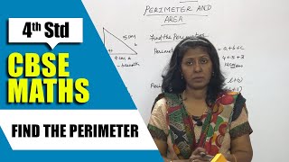 4th Std CBSE Maths Syllabus | Find the Perimeter | CBSE Maths Part-110